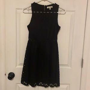 Black lace flowy dress